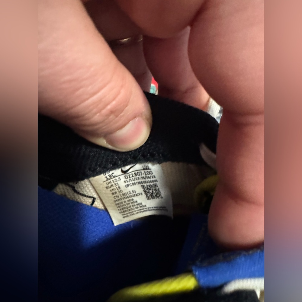 air force 1 low red, blue, yellow With stick on pieces - Picture 5 of 9